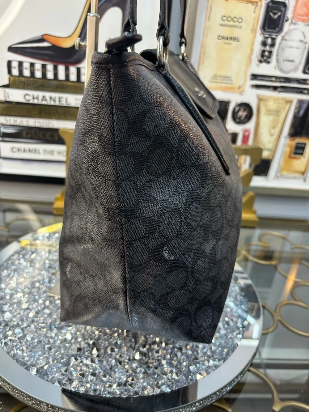 Coach 2014 Ward Signature Tote Bag EUC